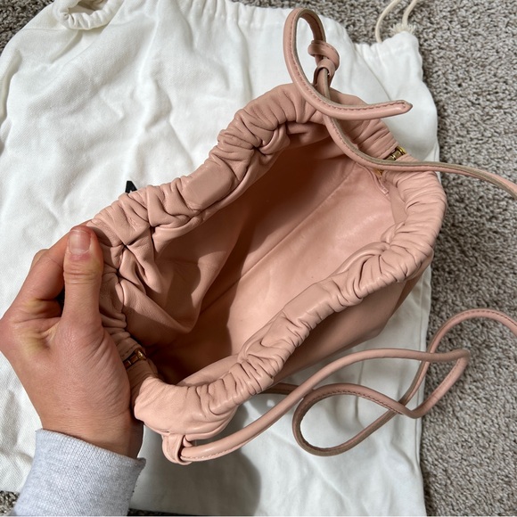 Mansur Gavriel Mini Lambskin Cloud Clutch Bag Color Puff - Picture 9 of 9